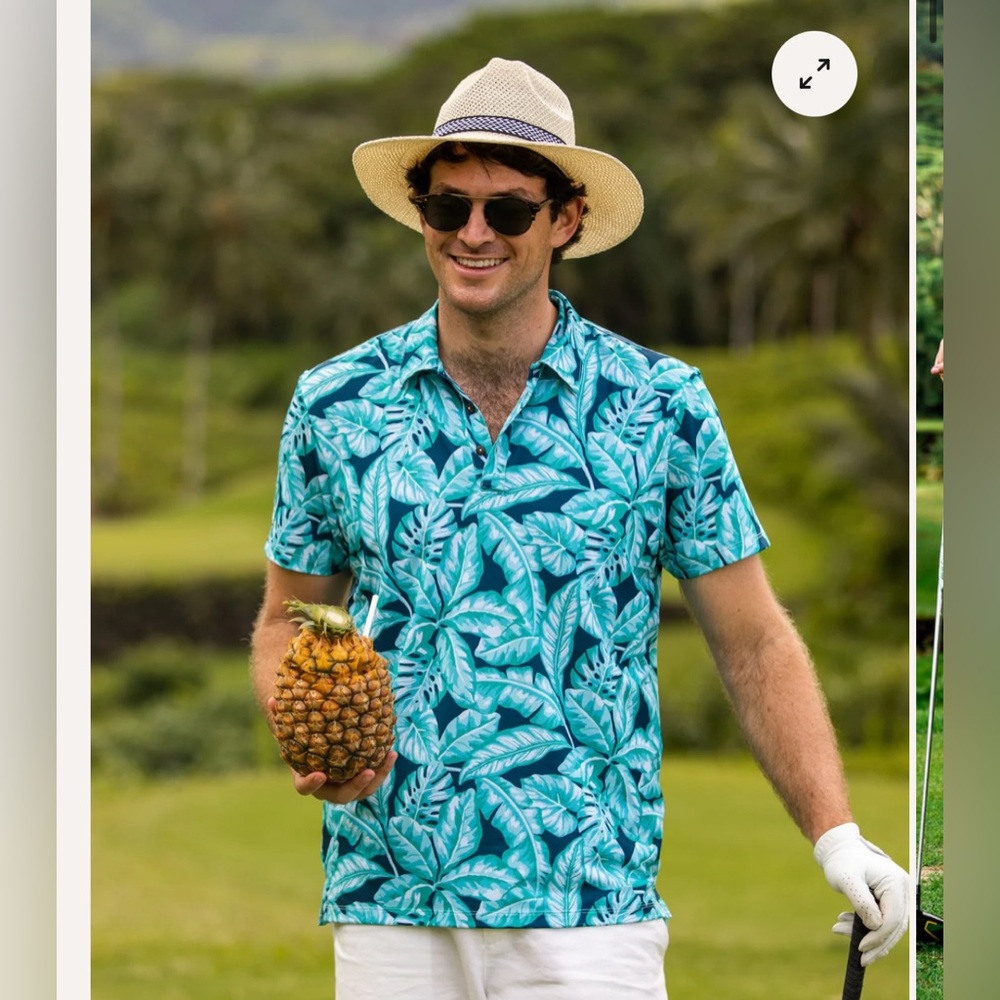 Kenny Flowers The Lei Up Golf Shirt